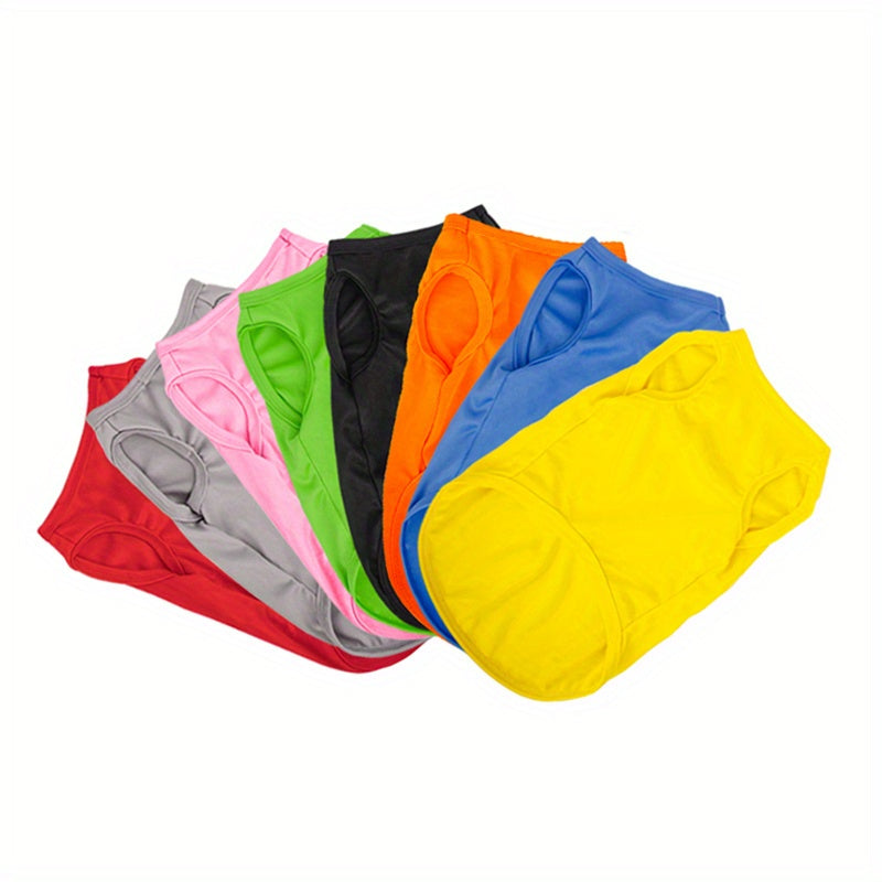 T-shirts pour petits chiens - Pull doux et coloré pour chiot, vêtements pour animaux légers et respirants pour chiens mâles et femelles, tenue décontractée pour chien pour temps chaud