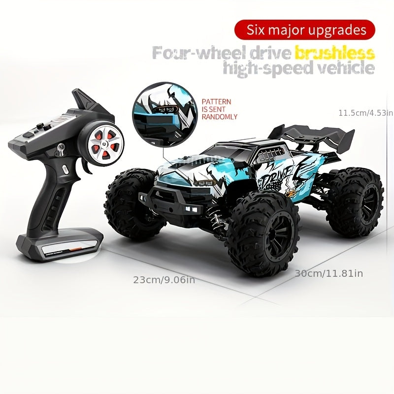 Voiture de course RC 4WD haute vitesse électrique tout-terrain pour adultes et joueurs professionnels – Moteur à balais, camion RC rapide