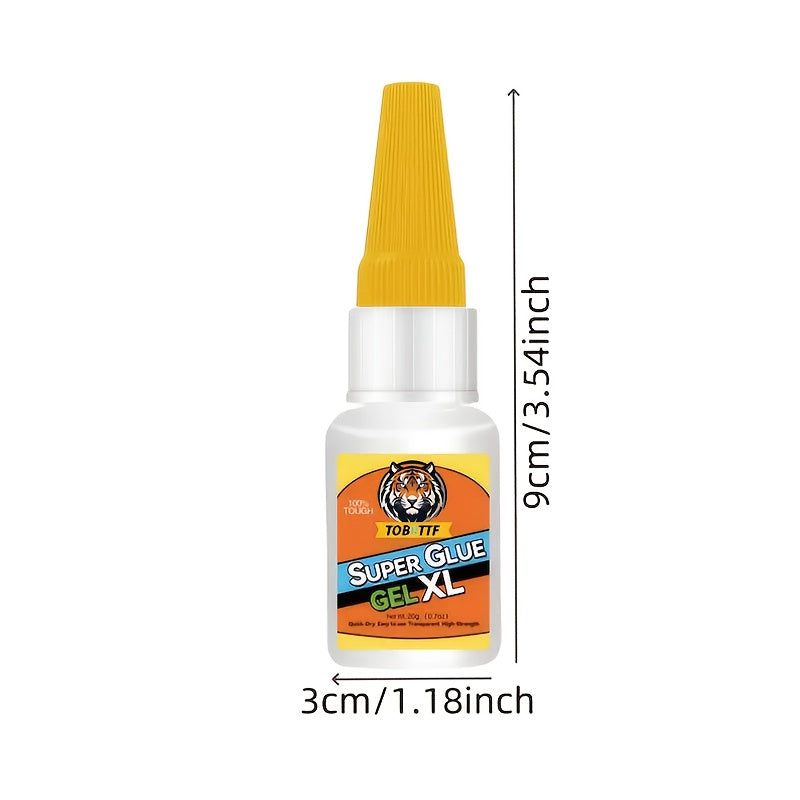 Lot de 4 colles super puissantes à séchage ultra-rapide 20 g – Adhésif multi-usage à prise rapide en 10 secondes pour plastique, métal, bois, céramique, verre – Réparation et soudure haute résistance