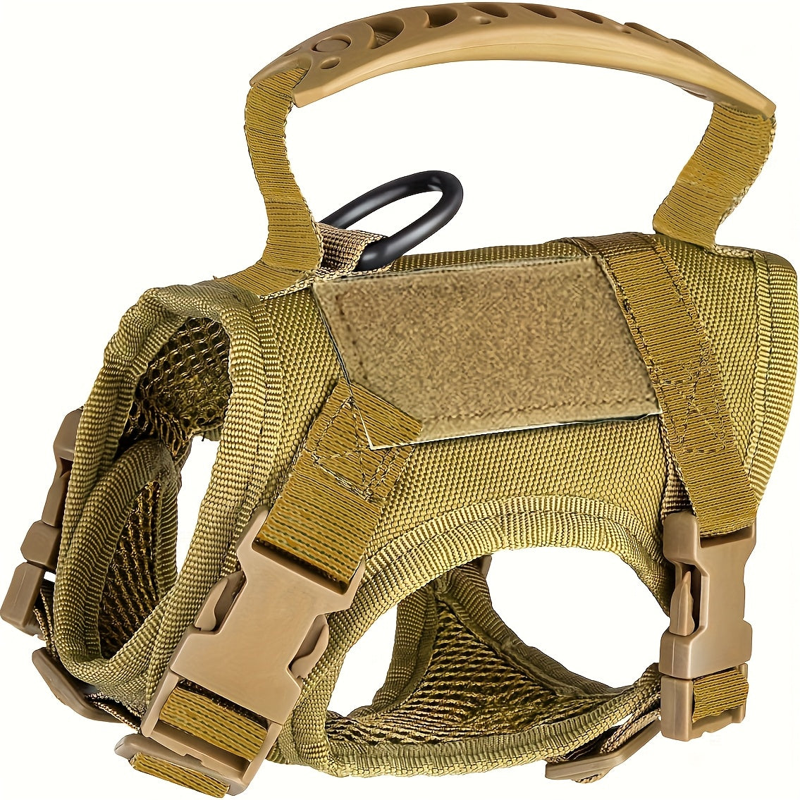 Harnais tactique réglable anti-fugue pour chat, gilet en tissu Oxford 600D, sangle de poitrine pour entraînement de chat et petit chien, taille unique universelle