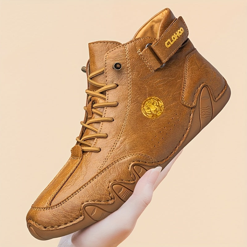 Baskets montantes pour hommes, chaussures décontractées respirantes à lacets, semelle en caoutchouc souple antidérapante, chaussures de marche en extérieur pour hommes, US 7-12, couleurs multiples