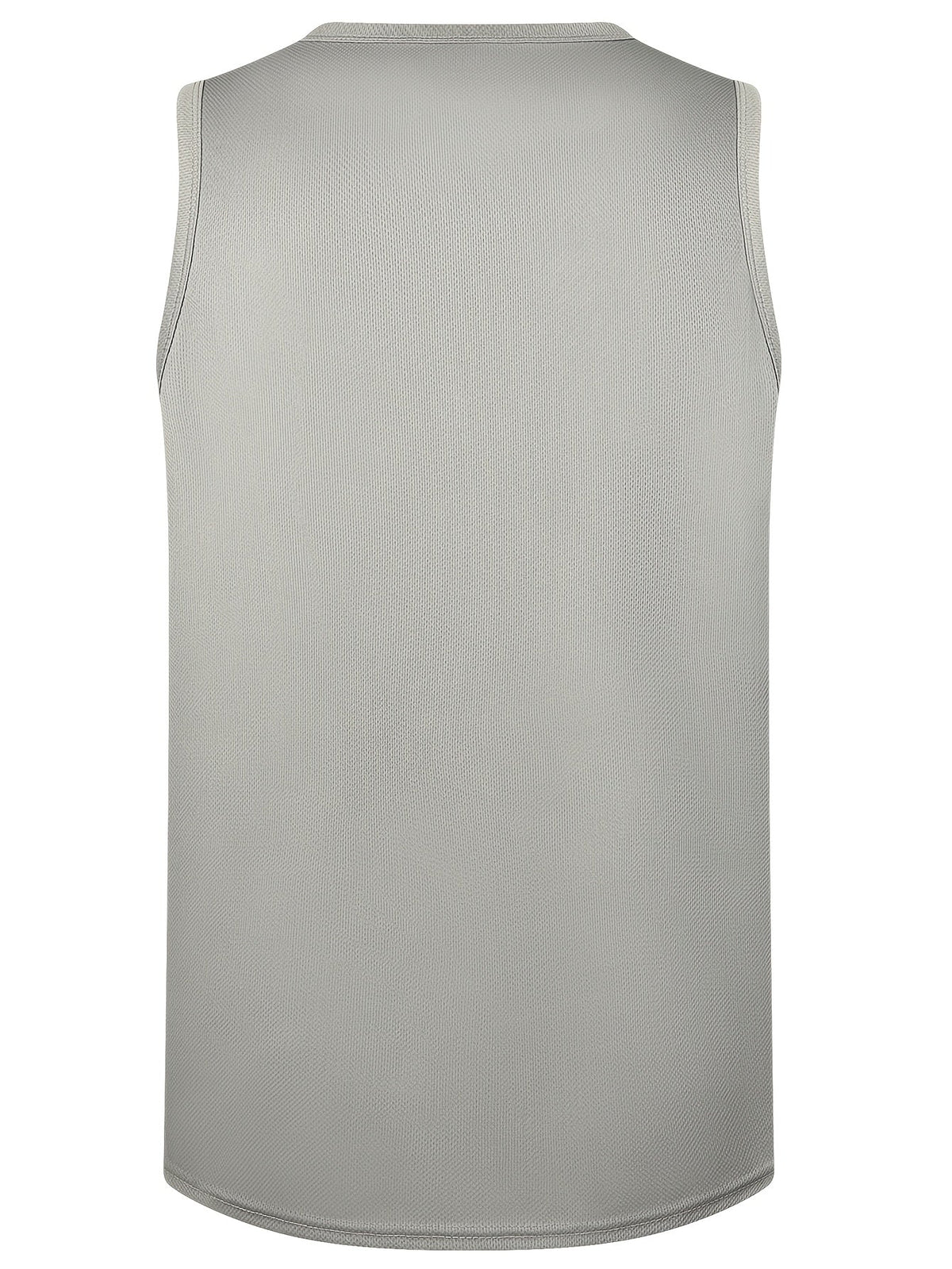 Lot de 3 débardeurs de sport pour homme, séchage rapide et anti-transpiration, avec imprimé USA, respirants, pour salle de sport, course à pied et entraînement - Noir, Blanc, Gris