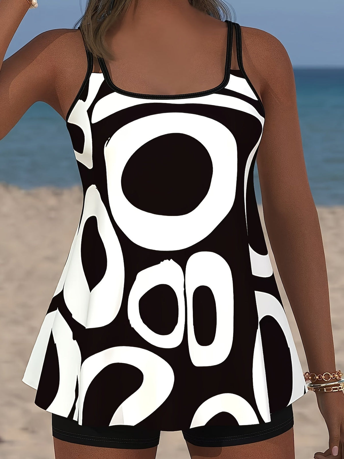 Maillot de bain deux pièces grande taille pour femme, gainant et couvrant, flatteur et offrant un bon maintien, idéal pour la plage, la piscine et les vacances, 3XL 4XL