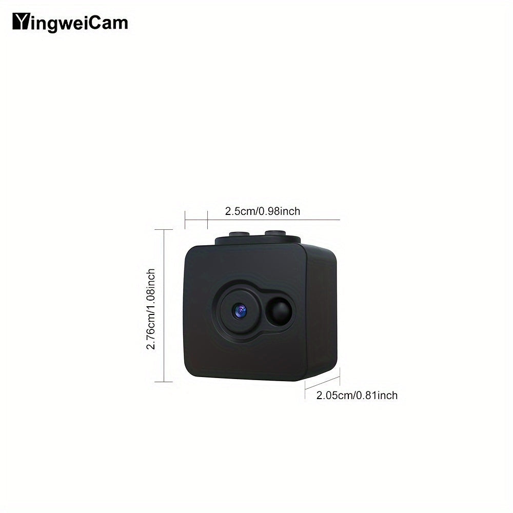 Mini caméra de sécurité espion sans WiFi – Prise en charge carte SD 32 Go, enregistrement en boucle, batterie rechargeable, Plug & Play – Sécurité domestique, babyphone, caméra pour animaux, surveillance de bureau
