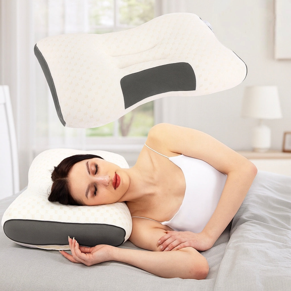 Lot de 2 oreillers de lit – Coussins ultra-doux avec soutien cervical et housses amovibles lavables en machine, sommeil profond et respirant, confort toutes saisons pour la chambre à coucher
