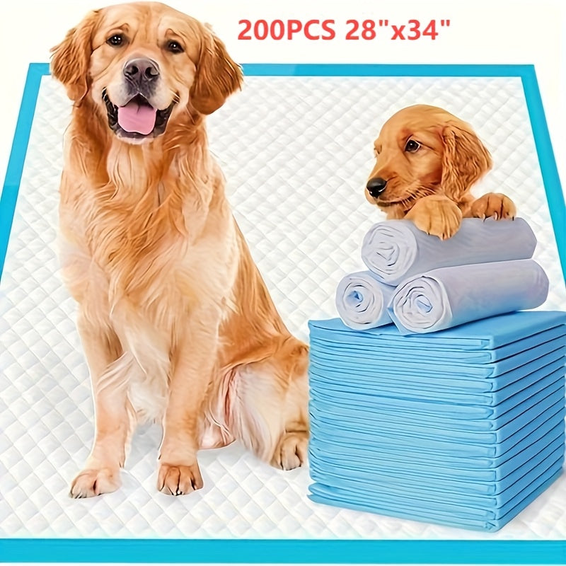 Alèses pour chiens XL 71 x 86 cm, tapis d'éducation extra-larges de qualité supérieure, jetables, super absorbants, anti-fuites, conception multicouche pour chiots, chiens et incontinence