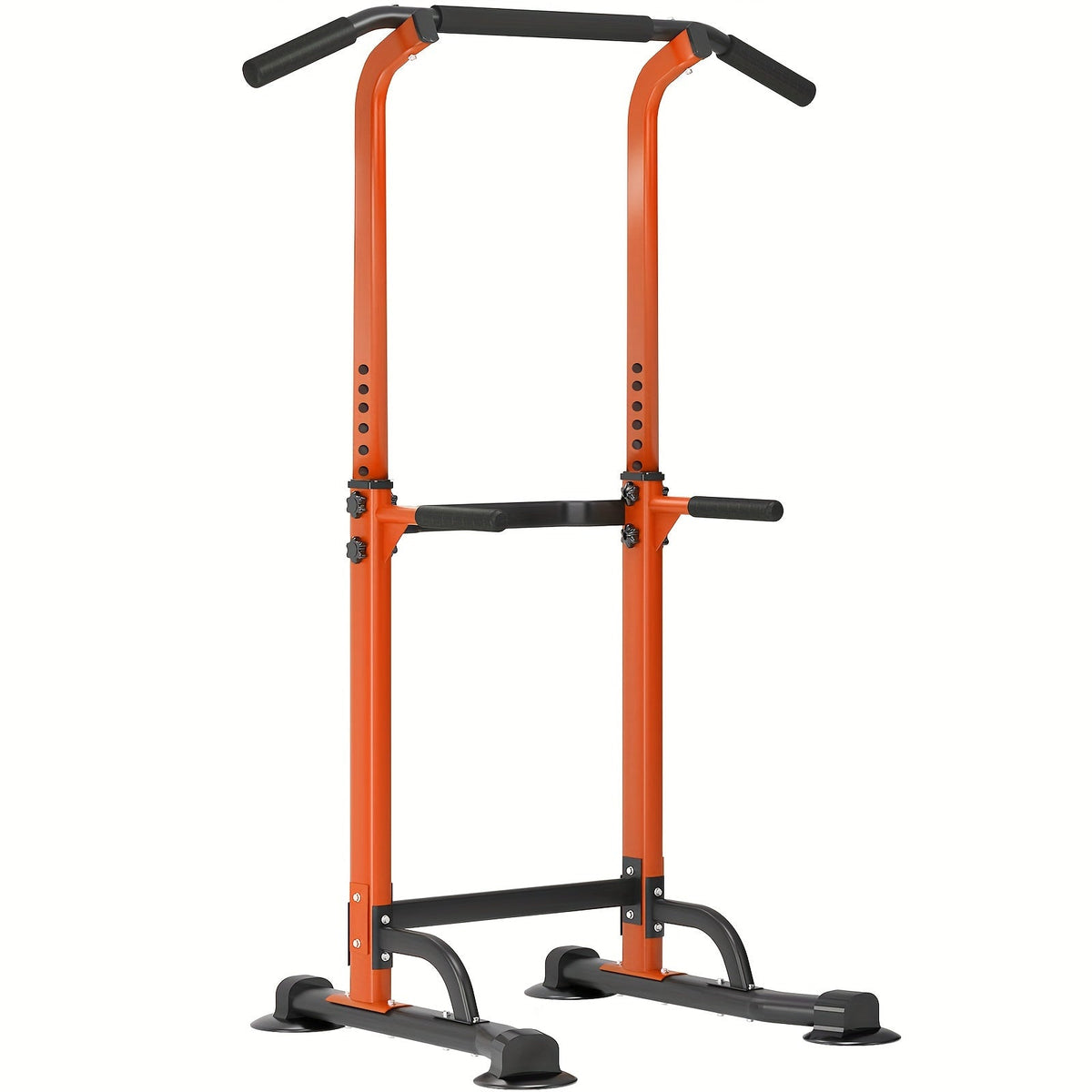 Station de musculation avec barre de traction, 10 hauteurs réglables, capacité de 150 kg, entraînement complet du corps pour salle de sport à domicile – Rose Noir Rouge Jaune Bleu Orange Vert