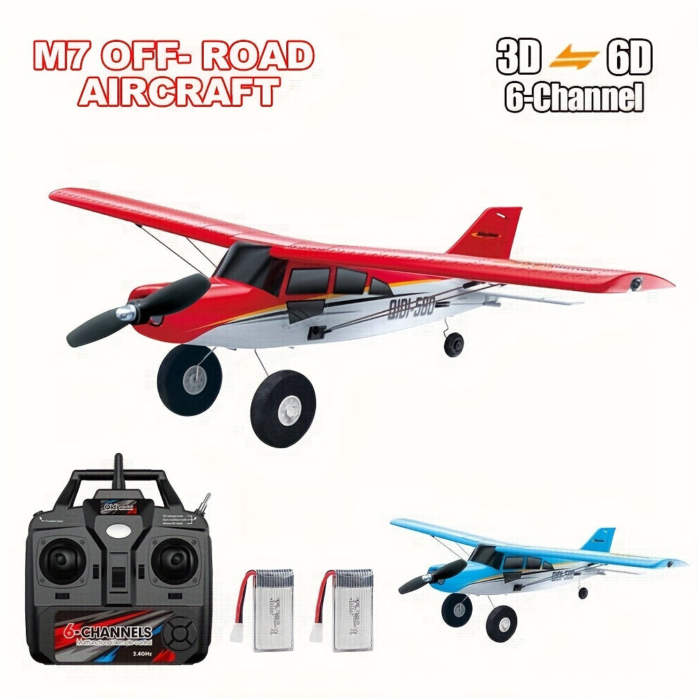 Avion RC à moteur brushless, télécommande 6 canaux avec gyroscope 6 axes, voltige 3D, avion à aile fixe en mousse EPP – QIDI560, avion de voltige pour amateur de loisirs en extérieur avec 2 batteries, conception légère