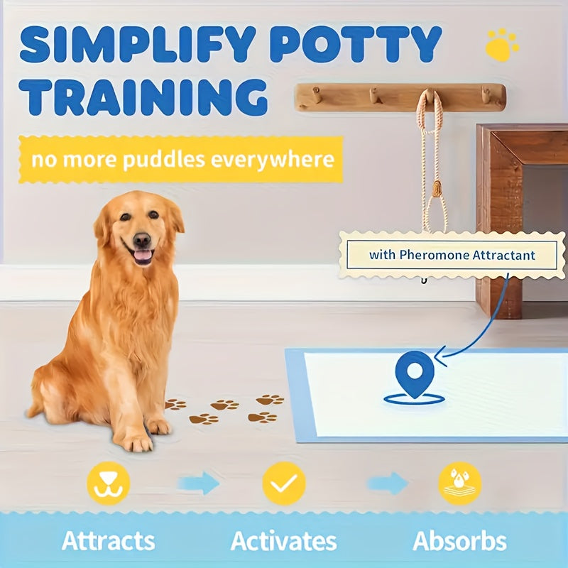 Alèses ultra-absorbantes pour animaux 60 x 60 cm – Lot en gros de 50 à 400 unités, protections jetables anti-fuites pour chiens, chiots, chats et lapins, contrôle des odeurs, pack économique