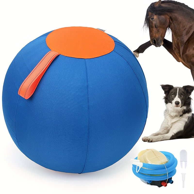 Balle de jeu résistante à la mastication pour chiens – Jouet durable pour le rapport et le dressage, idéal pour Golden Retriever, Bouledogue, Shiba Inu, Corgi et Berger Australien, pour le jeu en autonomie et l'obéissance.