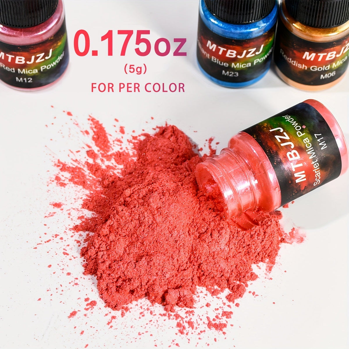 Set de 28 poudres de pigments pour résine – Pigments fins sans bulles pour art en résine, création de bijoux, bricolage et débutants, couleurs variées éclatantes – Qu Gofang