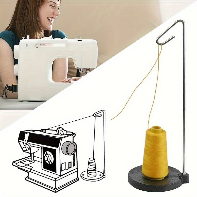 Porte-bobine universel pour machine à coudre portable, support de bobine détachable à base épaisse, accessoire de couture pour la maison et le voyage, compatible dans 195 pays