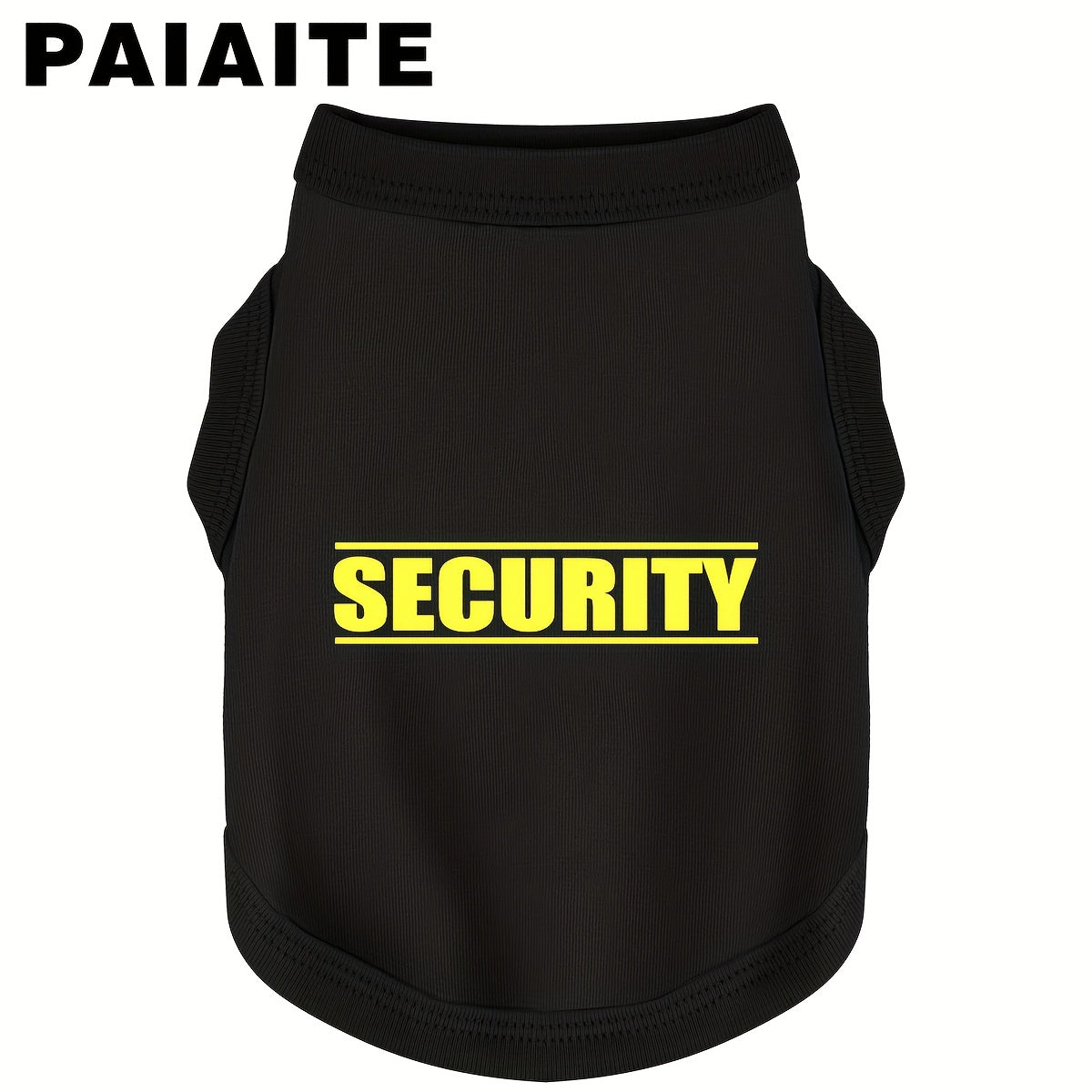T-shirt amusant "Security" pour chien – Haut graphique doux, léger et respirant pour petits et moyens chiens, vêtement confortable du quotidien et costume pour animal de compagnie