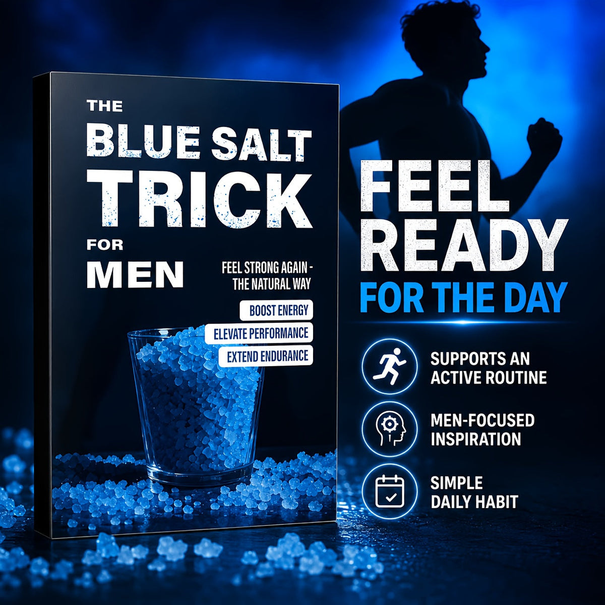 Le guide des habitudes quotidiennes du « Blue Salt Trick » pour hommes : manuel de bien-être, guide de mode de vie, développement personnel et lecture d'entraide pour hommes adultes - Idée cadeau pratique