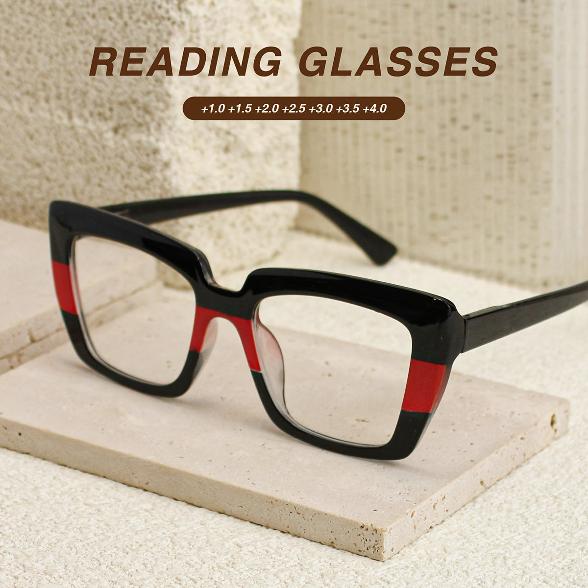 Lot de 8 paires de lunettes de lecture rétro rectangulaires pour femmes, design coloré, charnières à ressort, ajustement confortable, cadeau pour fête, vacances, Halloween, Noël, correction de +1,00 à +4,00