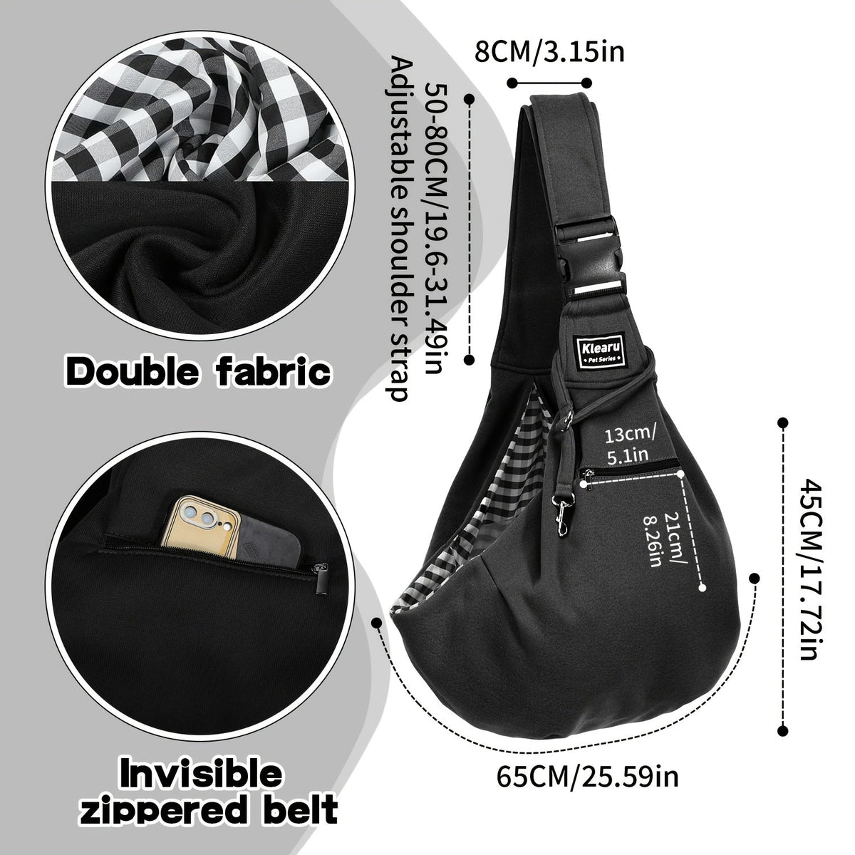 Sac de transport bandoulière et sac à dos pour petits et moyens chiens et chats - Transporteur pliable pour voyages en extérieur, respirant, sangle réglable, jusqu'à 7,5 kg, 12 couleurs, ensemble d'autocollants en bonus en option