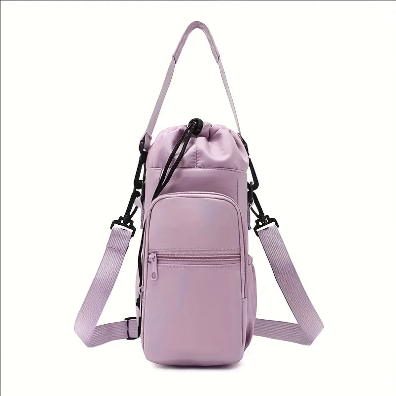 Sac à bandoulière croisé – Sac de jour monobretelle, sacoche pour téléphone légère et multifonction avec sangle réglable, tissu résistant, pour sports en plein air, randonnée, voyage, fitness, usage quotidien – Hommes et femmes