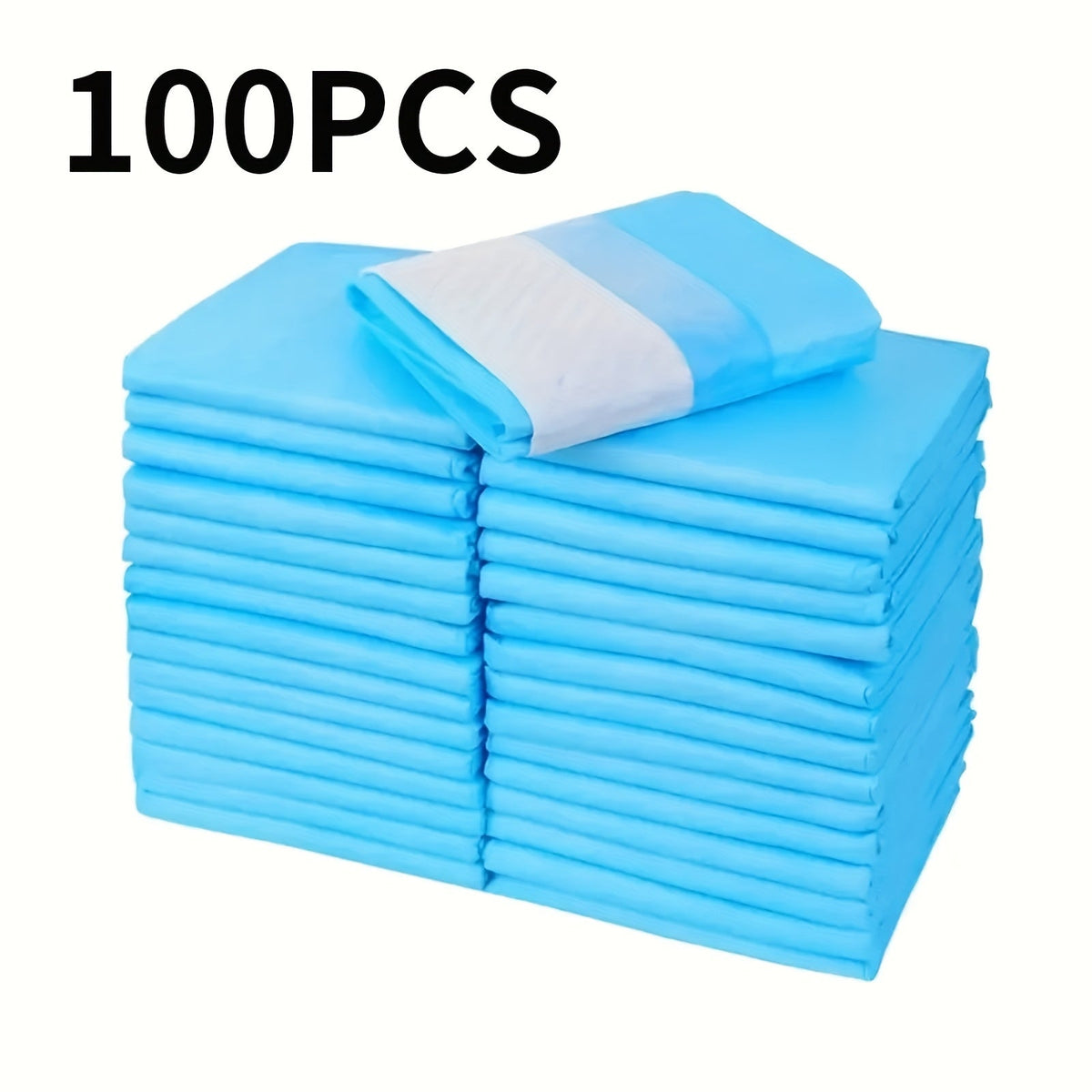 Alèses ultra-absorbantes pour animaux 60 x 60 cm – Lot en gros de 50 à 400 unités, protections jetables anti-fuites pour chiens, chiots, chats et lapins, contrôle des odeurs, pack économique