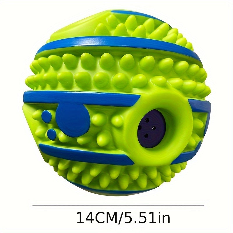 Balle interactive d'entraînement intellectuel pour chien avec voix - Puzzle pour animaux pour stimulation mentale, jouet intelligent à distribution lente pour chiens de petite, moyenne et grande taille, balle d'enrichissement anti-ennui