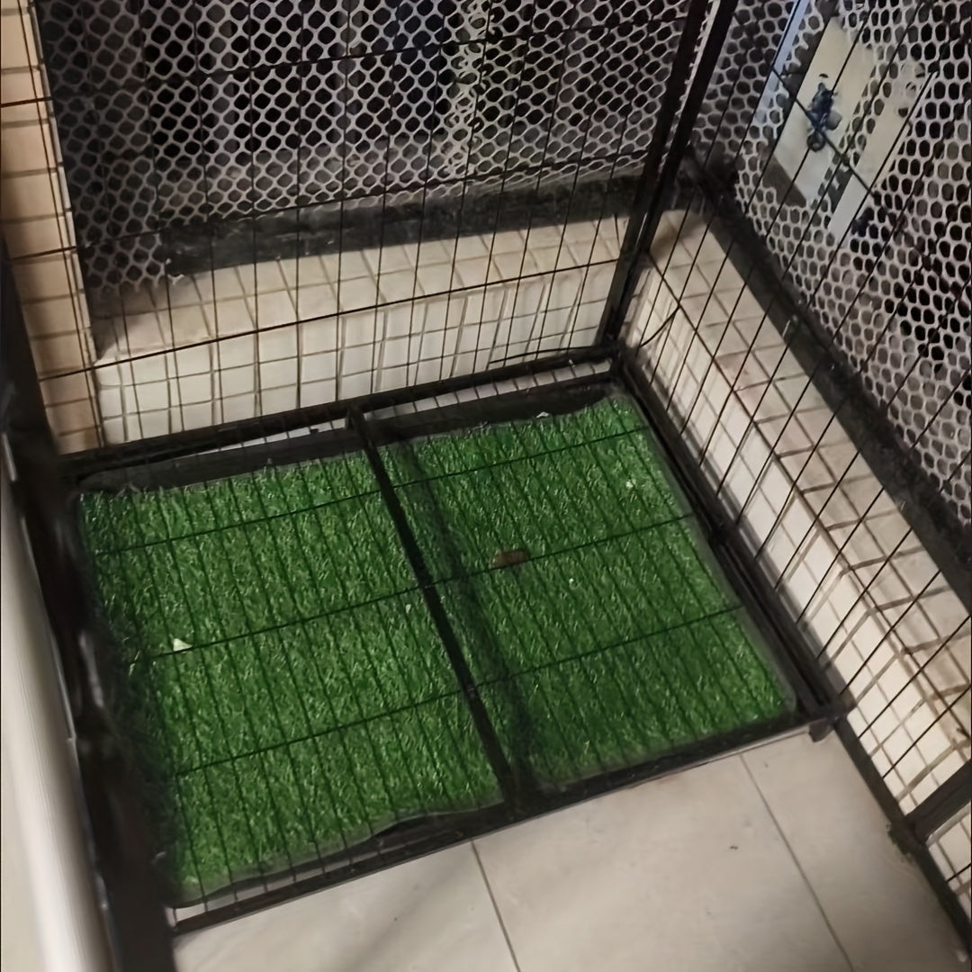 Tapis d'herbe artificielle pour chien, lavable et réutilisable, anti-odeur, pour l'apprentissage de la propreté à l'intérieur, 46 cm x 70 cm – Tapis de propreté en gazon pour chien