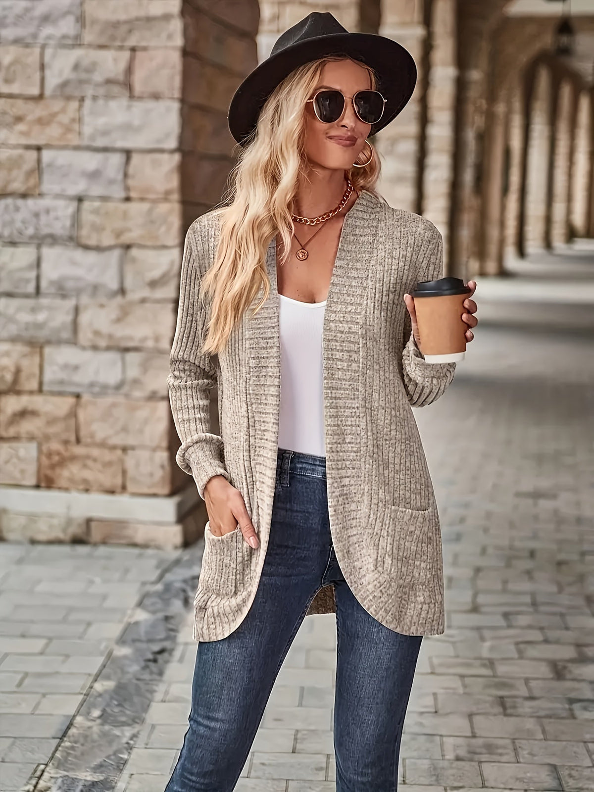Chemisier ample décontracté à manches longues pour femme, couleur unie, poche, empiècement, coupe décontractée, 10 couleurs, S-XXL, printemps/automne, tenue quotidienne