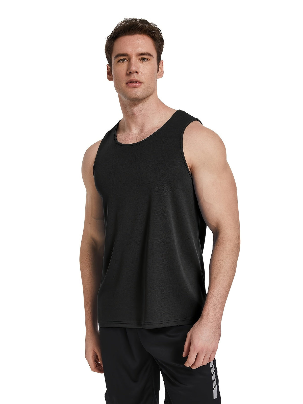 Lot de 6 débardeurs de sport pour homme, respirants et anti-humidité, pour la course, l'entraînement, la randonnée et les activités athlétiques, S-XXL