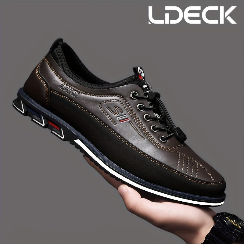 Chaussures montantes habillées pour homme style « business casual » – Baskets Oxford à lacets formelles pour le bureau et le costume, 13 couleurs, tailles américaines 6,5 à 13,5