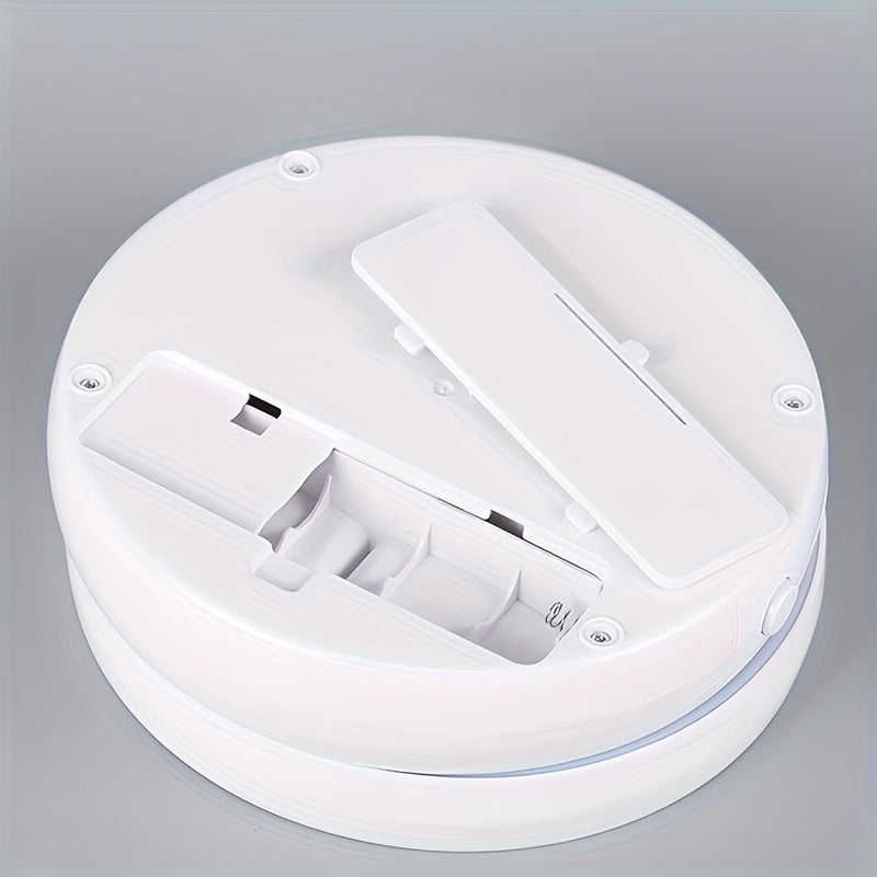 Miroir de maquillage LED avec grossissement 10X – Miroir de courtoisie double face éclairé, LED lumineuses, alimentation USB et piles, miroir de table facile à transporter pour salle de bain, chambre et coiffeuse