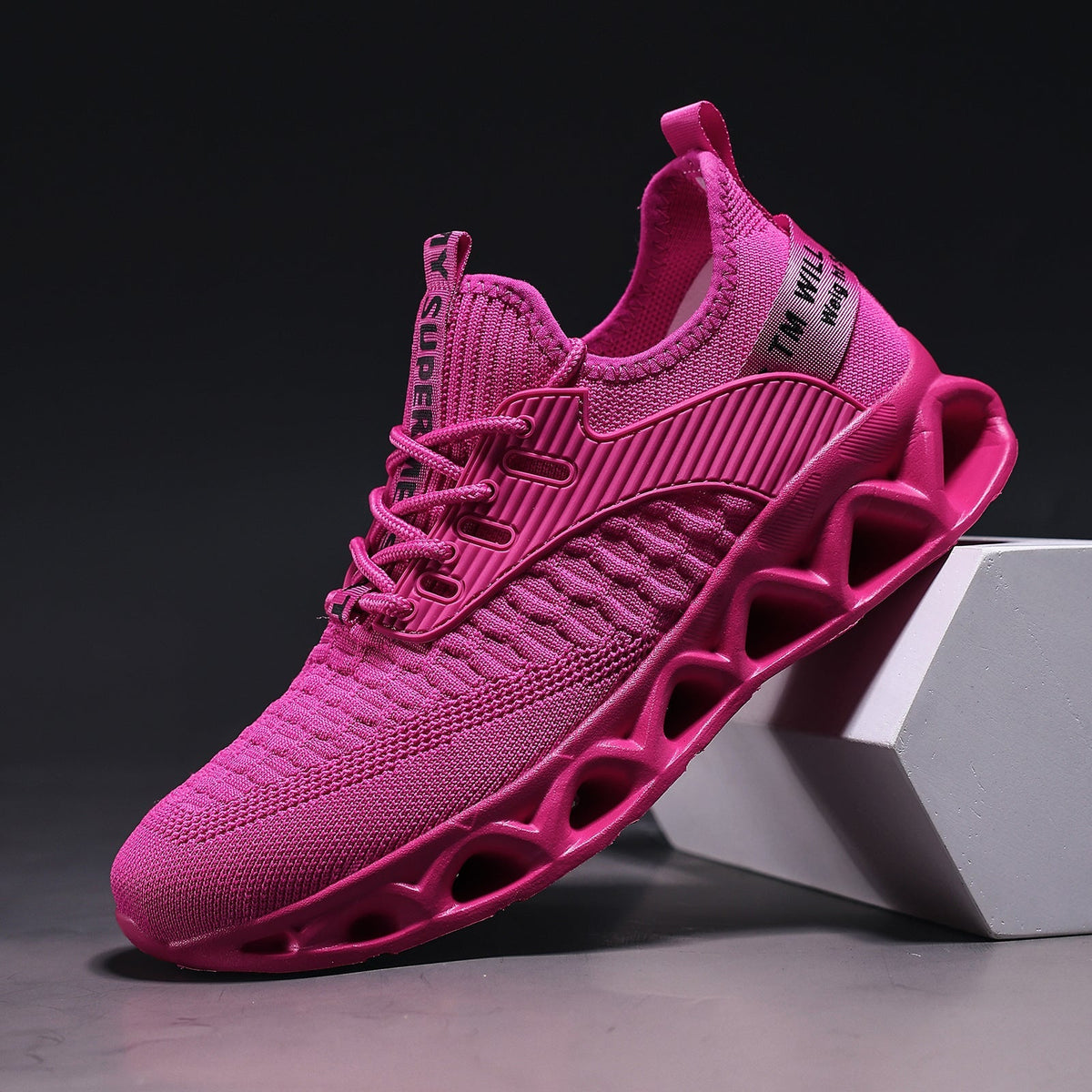 Baskets Blade pour femmes – Chaussures de marche et de course respirantes et antidérapantes avec semelle à lames, baskets de sport tendance pour la salle de sport, le sport, le tennis et le travail, tailles US 6,5–12,5, couleurs multiples