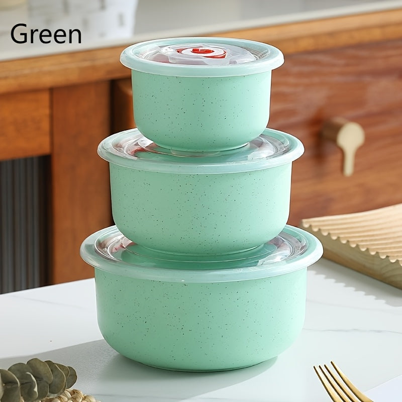 Ensemble de 3 ou 4 récipients hermétiques pour réfrigérateur - Boîtes de rangement en plastique grande capacité pour fruits, légumes, viande, œufs, restes - Empilables, sans BPA, faciles à nettoyer, conservation fraîcheur