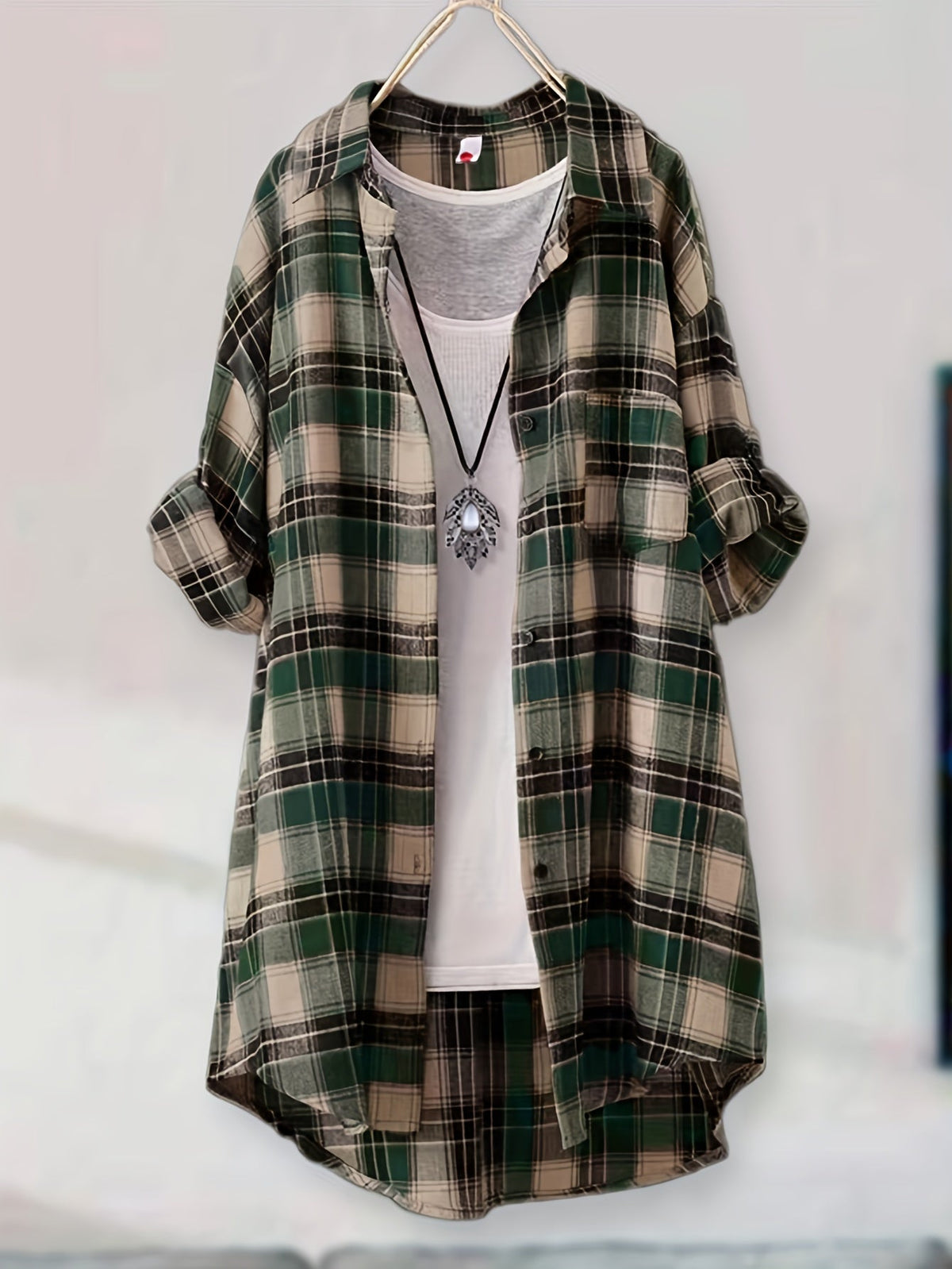 Chemise à carreaux décontractée pour homme et femme, mi-longue, coupe ample, chemise en flanelle boutonnée, S M L XL XXL, plusieurs coloris