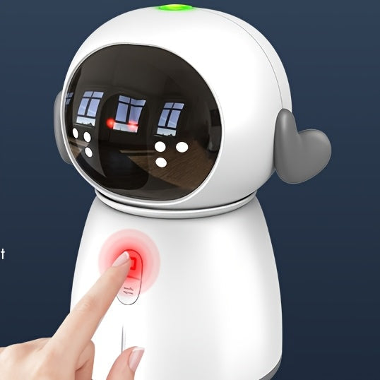 Jouet laser double rechargeable pour chat et chien – Jouet interactif à détection de mouvement automatique avec 3 modes de vitesse, capteur de 4 mètres, tête réglable pour chats, chatons et chiens d'intérieur