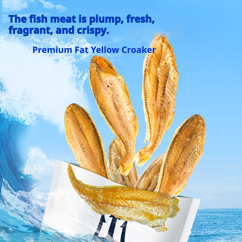 Collations de poissons entiers croustillants, lot de 5 (30 g chacun) – Chips de fruits de mer asiatiques prêtes à manger, encas croustillant riche en protéines pour les collations, les boîtes à lunch et les déplacements.