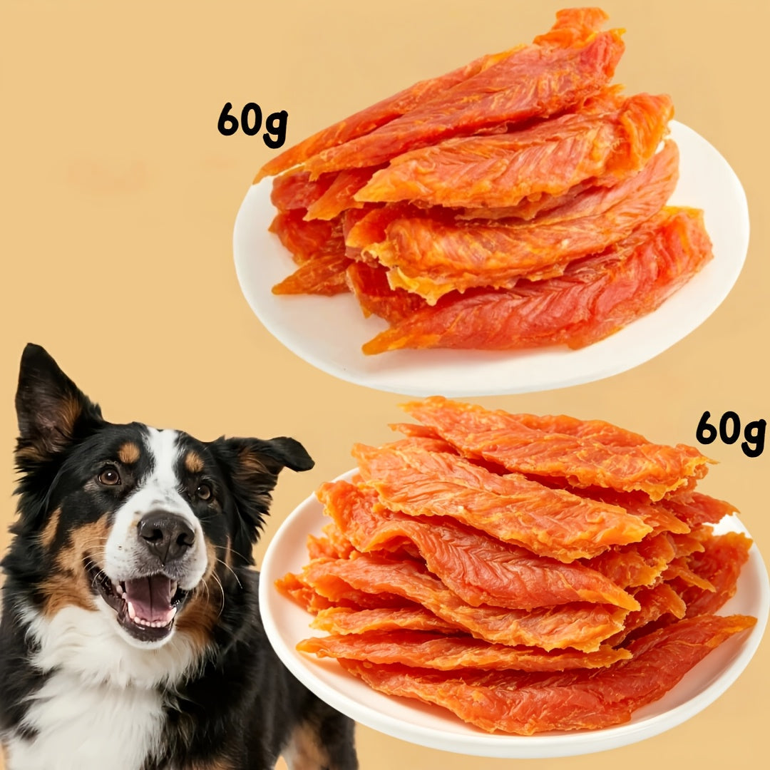 Friandises riches en protéines pour chiens : lamelles de poulet et de canard, sans céréales, récompenses de dressage, saucisses, santé dentaire, faible en gras, facilement digestibles, races moyennes et grandes, coffret cadeau, assortiments multi-saveurs