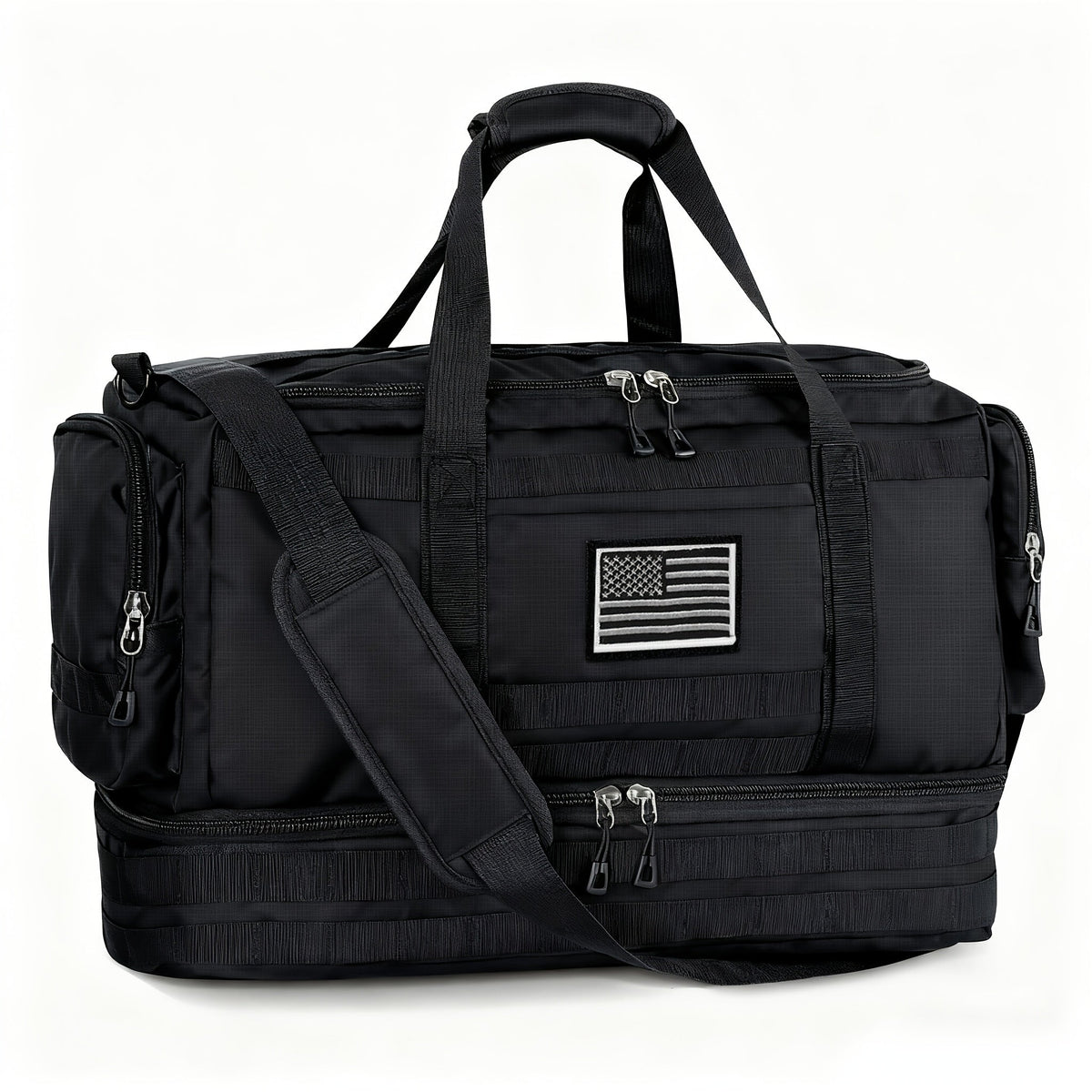 Sac à dos tactique unisexe haute capacité 50L – Sac militaire MOLLE pour le camping, la pêche, la chasse, la randonnée et les voyages – 13 options de couleurs incluant des variantes avec sac à main et sac de rangement