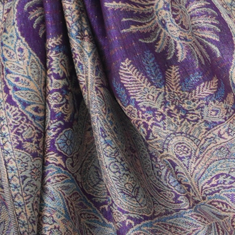 Écharpe pashmina à motif cachemire « queue de phénix » – Châle enveloppant épais et chaud pour femme, tissu doux et luxueux disponible en 17 couleurs éclatantes, polyvalent pour les événements formels, le quotidien et les cadeaux