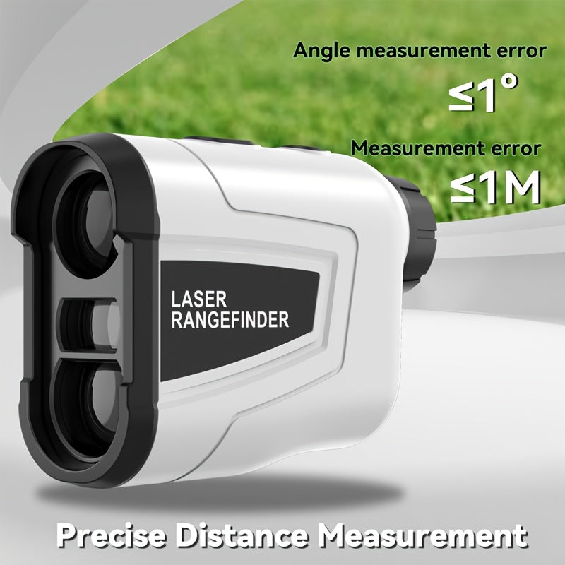 Télémètre laser de golf 1200 yards, grossissement 6x, commutateur de pente, vibration par impulsion, verrouillage de cible, compensation de trajectoire, rechargeable par USB-C pour le golf et la chasse