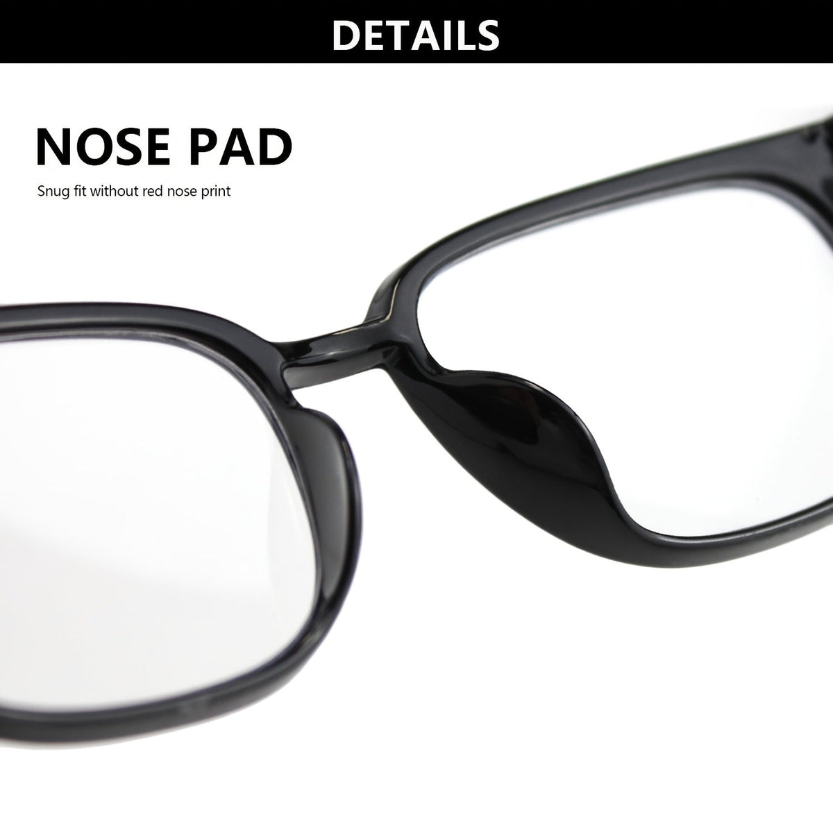 Lunettes de lecture monture rectangulaire avec charnières à ressort – Verres en polycarbonate légers, grossissement de +1,0 à +3,5, lunettes unisexes pour hommes et femmes – Idéales pour l'ordinateur, la lecture et un usage quotidien