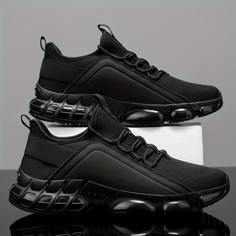 Baskets légères et respirantes pour hommes, semelle en PVC, chaussures de sport décontractées basses à lacets, bleu et noir, tailles US 6,5-12,5, usage quotidien, course à pied, entraînement, chaussures de sport