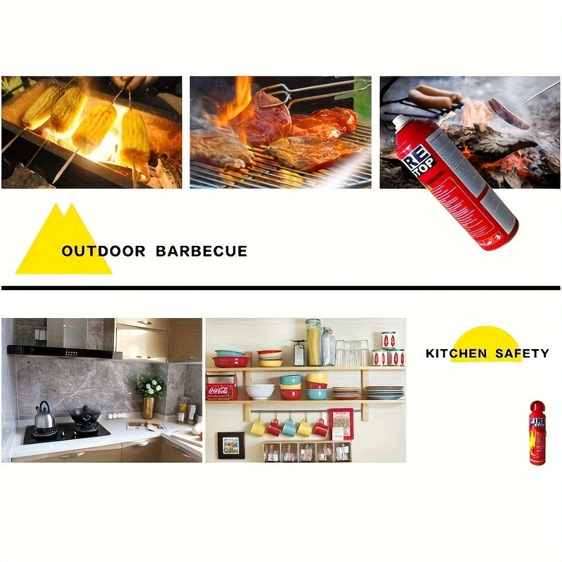 Mini extincteur portable pour maison, voiture, cuisine et bateau – Petit extincteur 4-en-1 avec support de fixation, lot de 2 et lot de 4, sécurité incendie essentielle pour chaque pièce et véhicule