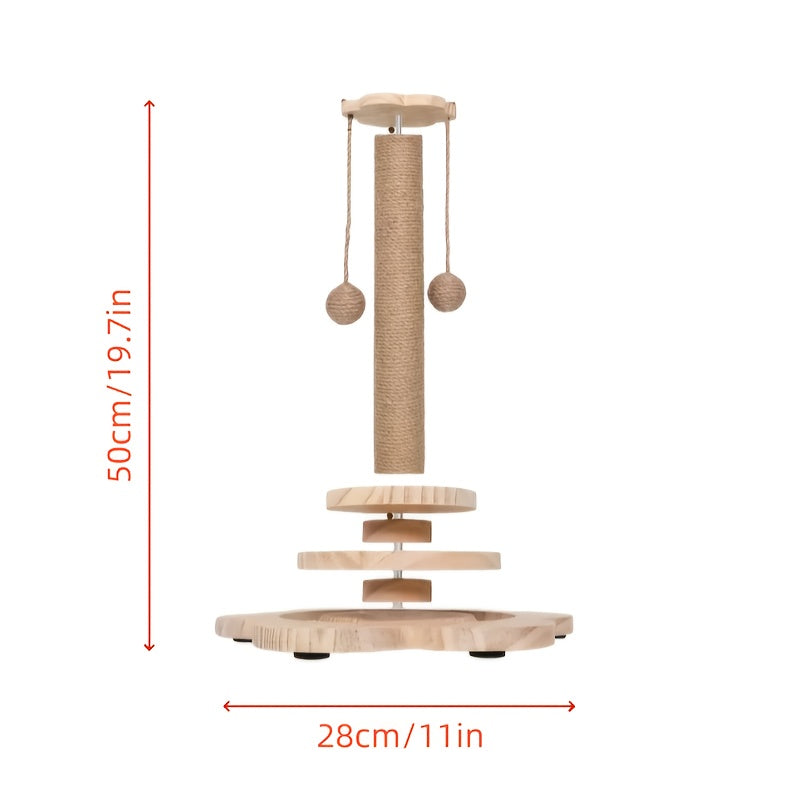 Arbre à chat et griffoir – Griffoir en sisal et bois massif, styles variés : champignon, dauphin, velours, hamac et planche verticale, tailles S/M/L/XXXL pour chats de tous âges