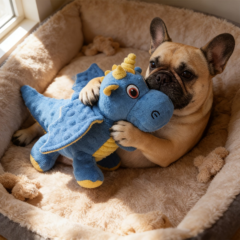 Jouet en peluche sonore à mâcher pour chiens et chats – Jouet rembourré doux, résistant aux morsures et ne perdant pas ses poils, jouet couineur sûr, non toxique et lavable pour occuper les chiots et les chatons