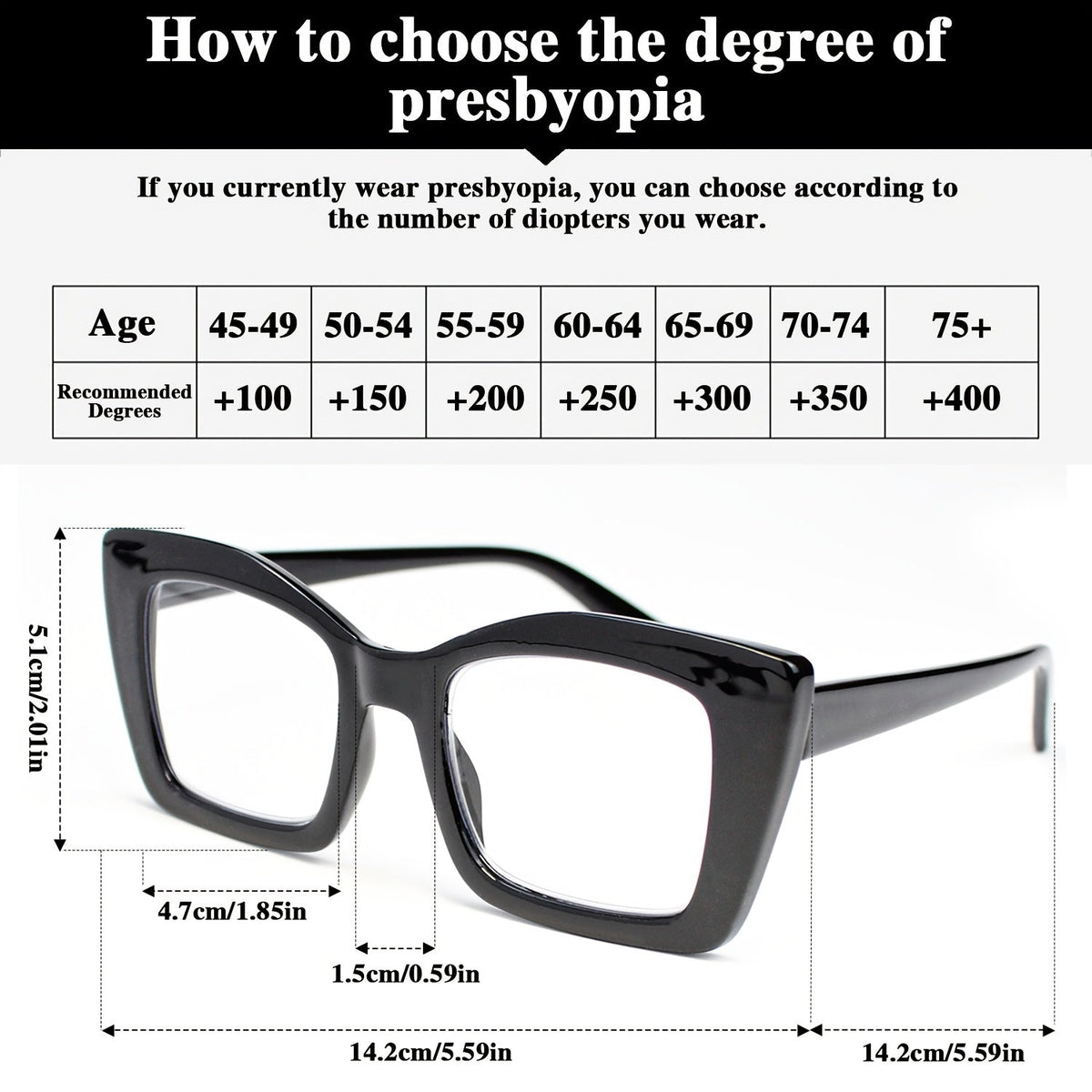 Lot de 7 paires de lunettes de lecture pour femmes – Grand style vintage carré, charnières à ressort, grossissement de +1,0 à +4,0, monture en PC durable, lunettes élégantes pour le quotidien des femmes