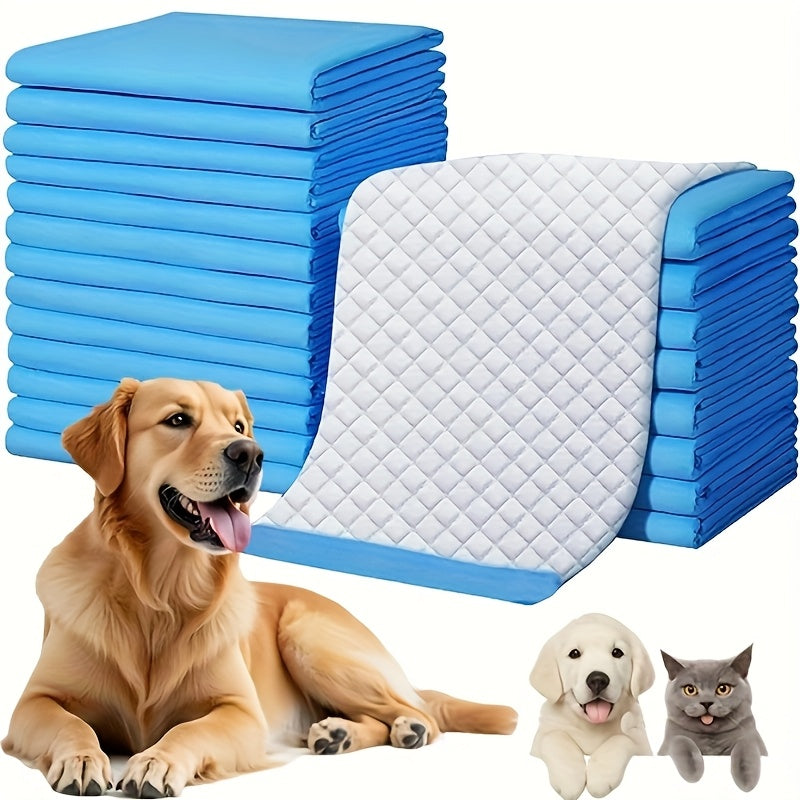 Alèses pour chiens XXXXL extra larges, 8 couches, super absorbantes, étanches et jetables pour le dressage des chiots – Paquet de 40/60/80/120 – Pour chiens, chats, lapins et usage post-opératoire – Velora
