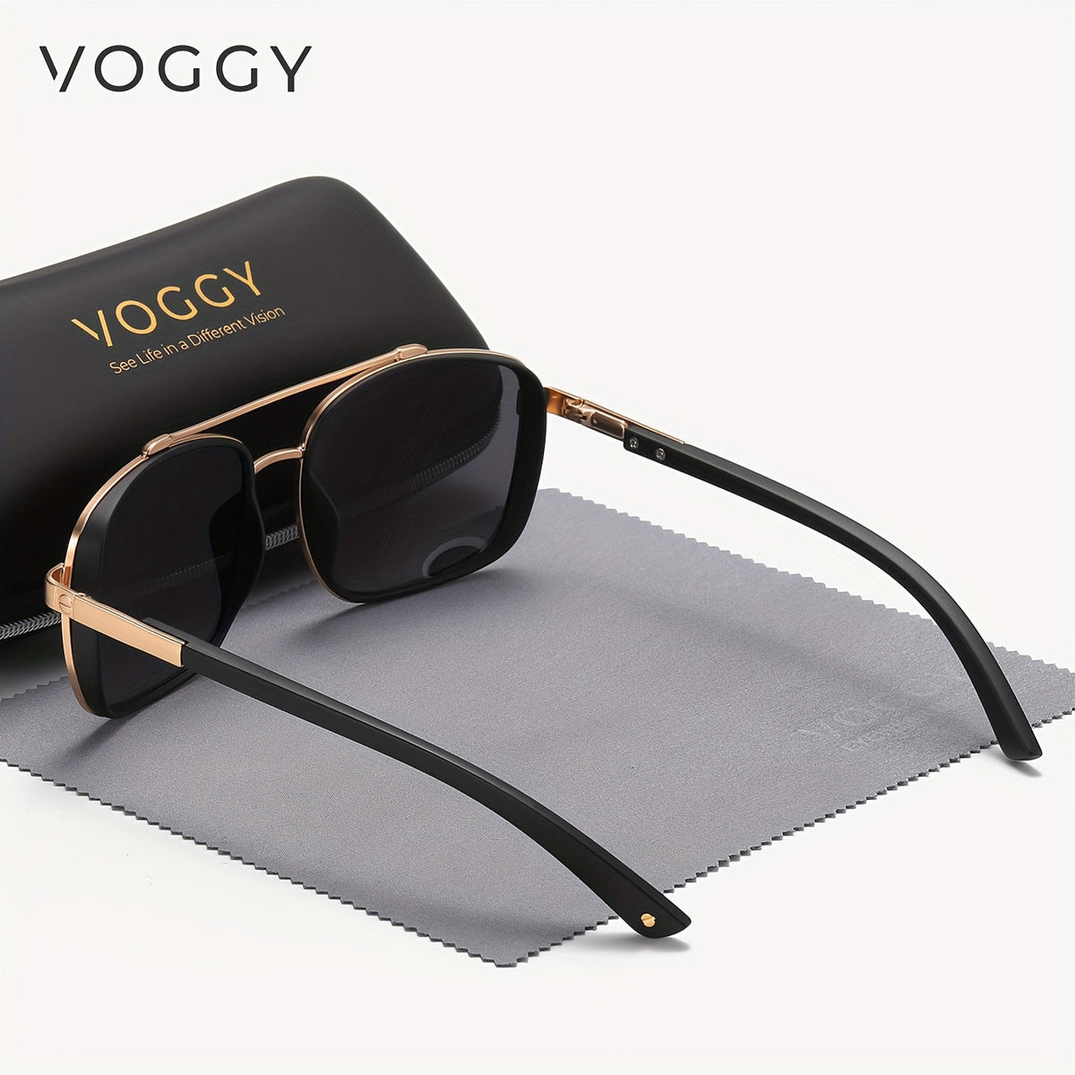 Lunettes de soleil polarisées style aviateur rétro, monture mixte en métal et TR90, protection UV, pour conduite, pêche et activités en extérieur, 5 couleurs