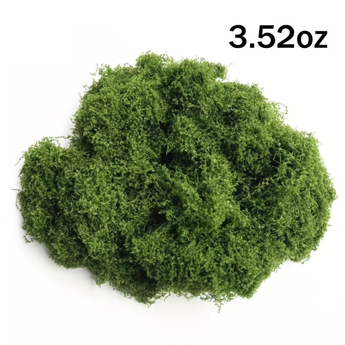 Mousse artificielle réaliste pour terrariums, miniatures et paysages - Fausse mousse pour plantes en pot, maisons de poupées, dioramas, modélisme ferroviaire, aquariums et écosystèmes miniatures, entretien facile, 4 tailles de 10 g à 100 g