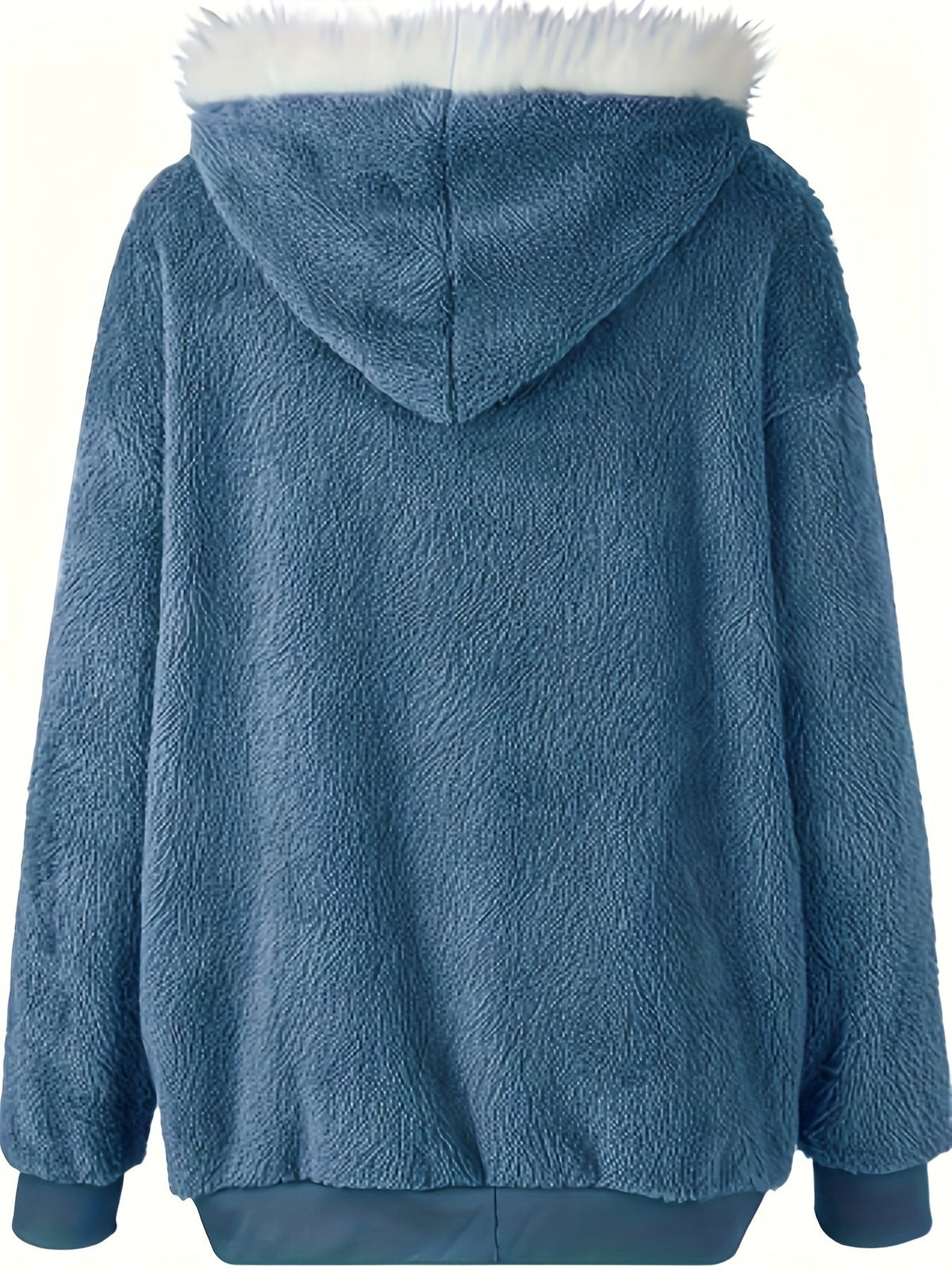Veste Teddy pour femme – Manteau en polaire zippé color-block automne-hiver, vêtement d'extérieur décontracté doux et chaud, 2 combinaisons de couleurs, tailles S-XL, veste confortable style urbain