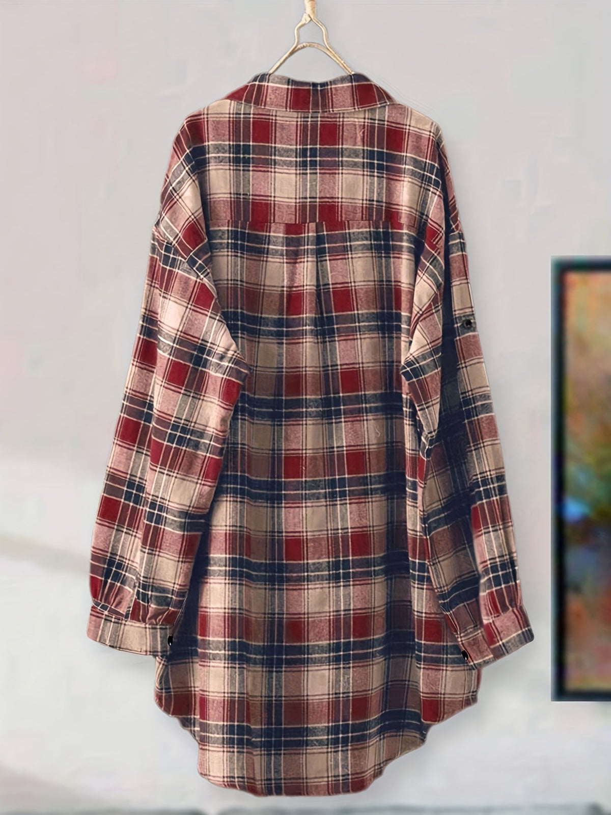 Chemise à carreaux décontractée pour homme et femme, mi-longue, coupe ample, chemise en flanelle boutonnée, S M L XL XXL, plusieurs coloris
