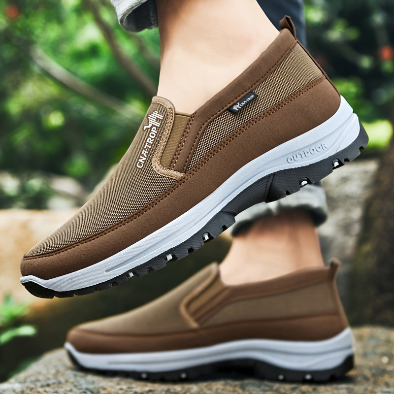 Chaussures de marche décontractées pour hommes - Baskets légères et confortables au quotidien avec soutien amorti pour la marche, les voyages et une utilisation quotidienne, disponibles en gris, noir, marron et bleu marine, tailles US 7,5 à 12,5