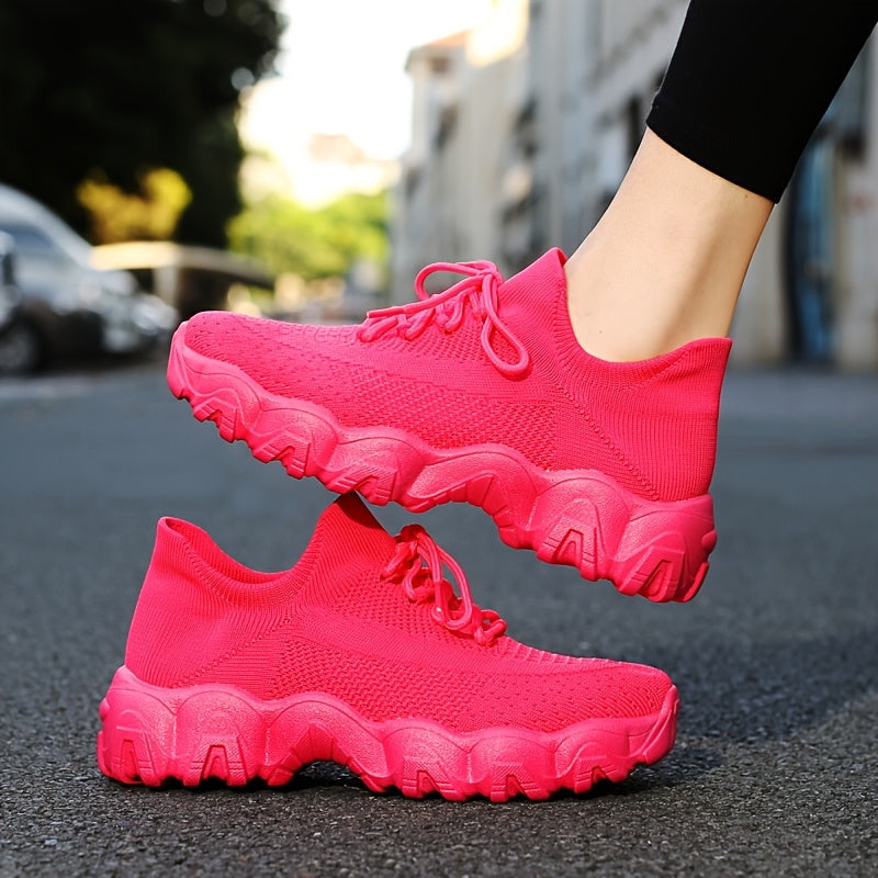 Chaussures de running à amorti pour femmes – Baskets respirantes à semelle souple et col élastique pour la course sur route, les sports de plein air et le quotidien, cadeau pour maman ou petite amie, 6 couleurs, tailles US 6–12